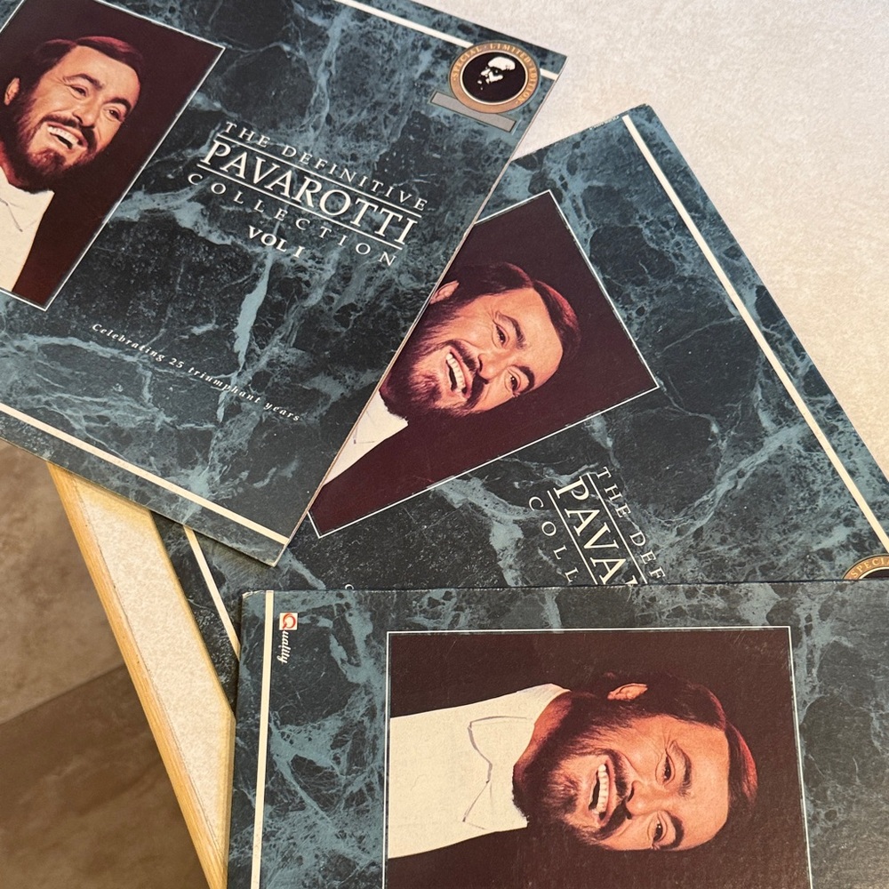 Luciano Pavarotti three album set